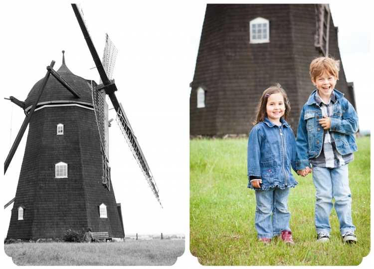 familjefotografering, väderkvarn, syskon, syskon i jeans, subclip photography, fotograf anna nilsson