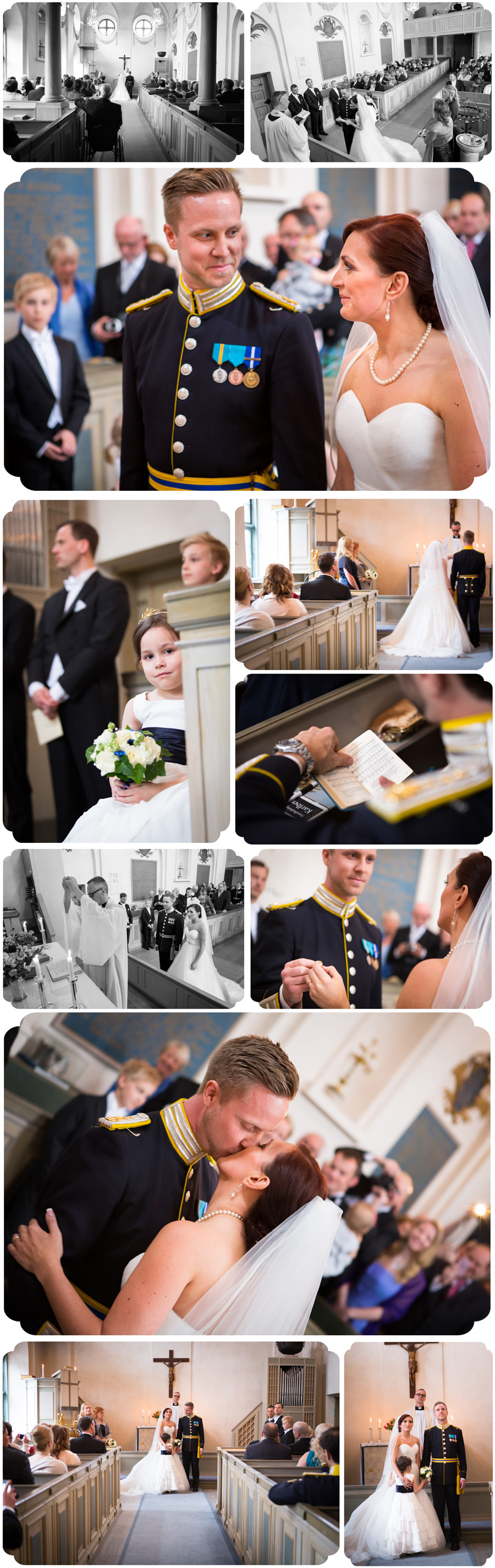 subclip, fotograf anna nilsson, bröllopsfotograf stockholm, officer, bröllop, vigsel, slottskapell, intim vigsel, blickar, kärlek