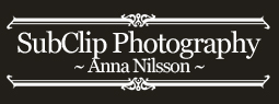 SubClip Photography, Anna Nilsson, fotograf,  bröllopsfotograf, barnfoto, familjefoto, rönninge, stockholm, ängelholm, malung logo